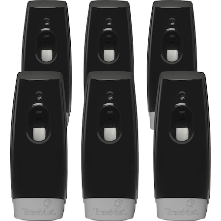 Timemist Air Freshener Dispenser, Adj Settings, Flex Prog BK, PK 6 TMS1047811CT